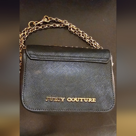 Juicy Couture Sofia Saffiano Leather and Studded Black Jeweled B-5 - Picture 4 of 10